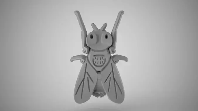 Totemic Fly 3D print model