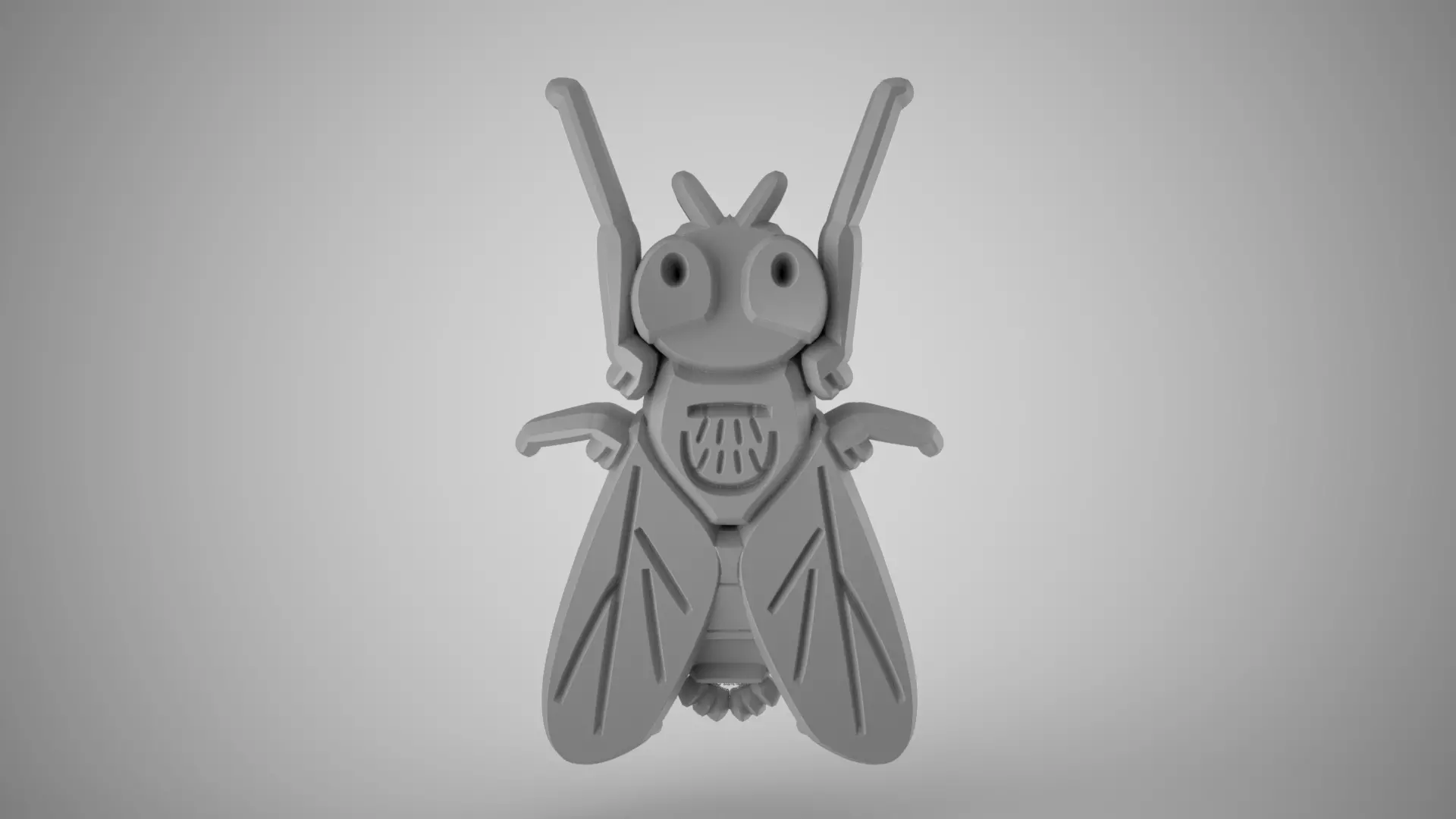 Totemic Fly 3D print model_0