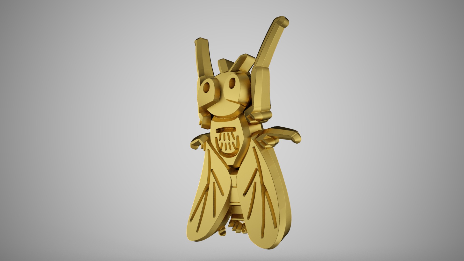 Totemic Fly 3D print model_1