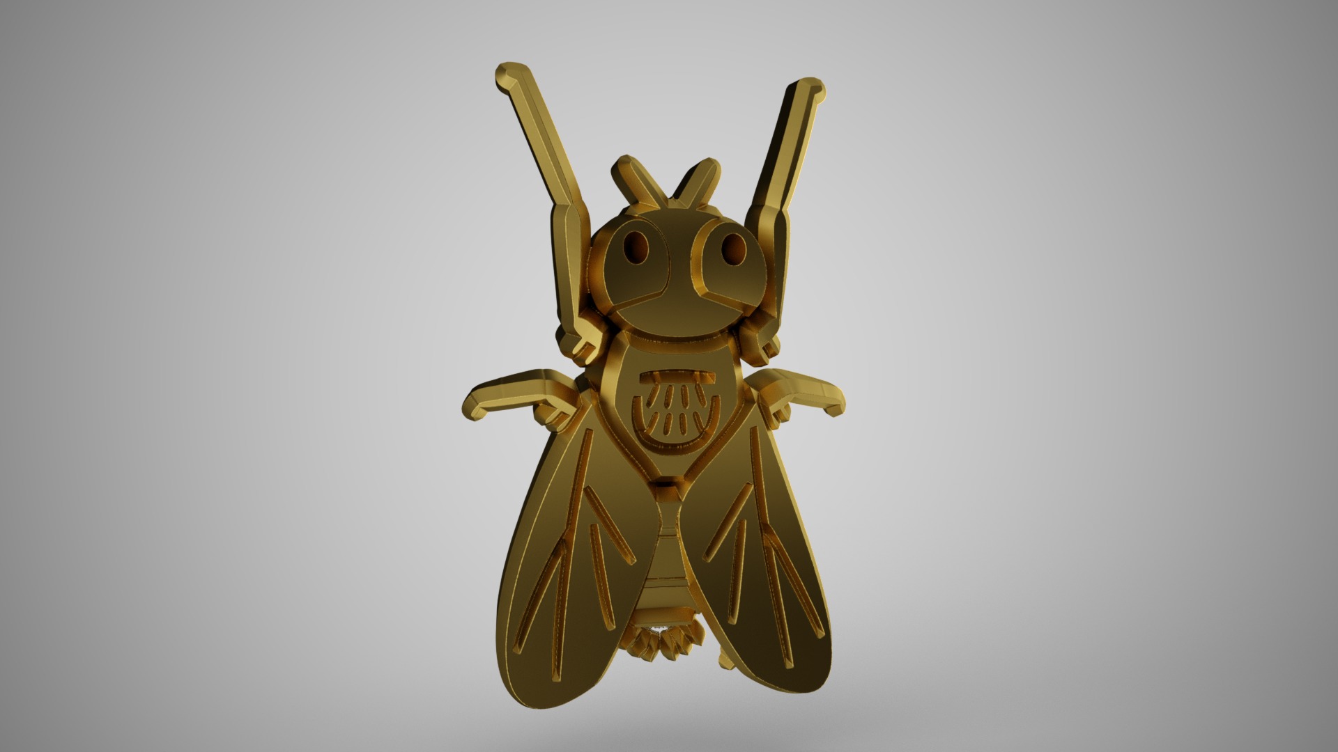 Totemic Fly 3D print model_3