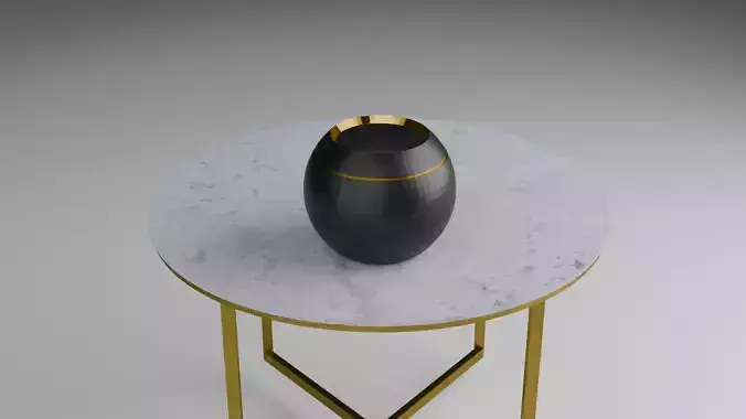 vase desing Low-poly 3D model
