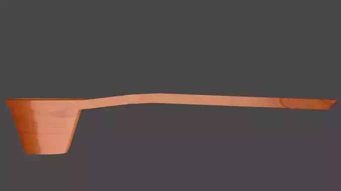 Wooden tea spoon with real dimension 