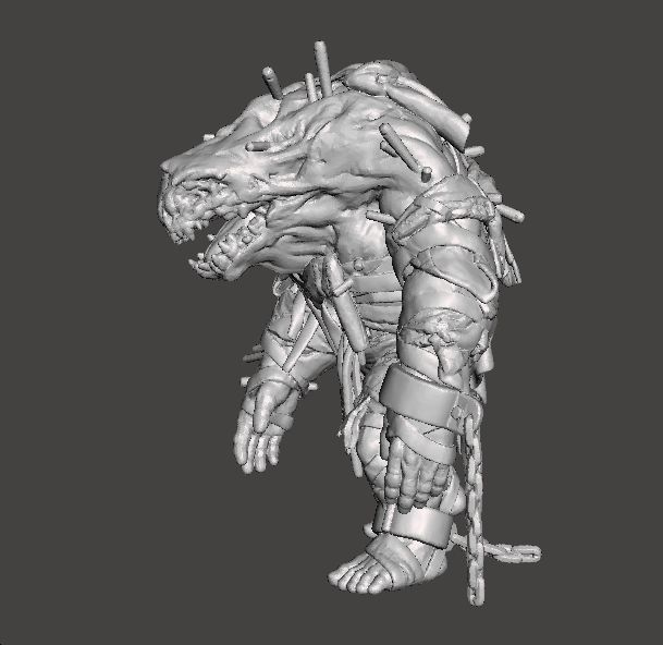 RE4 MARTINICO MINIATURE MODEL HORROR OR FANTASY GAMES RPG DND 3D print model_3