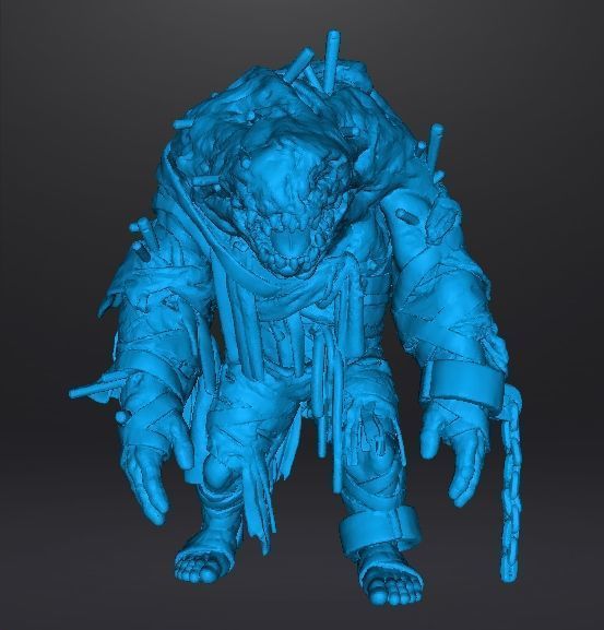 RE4 MARTINICO MINIATURE MODEL HORROR OR FANTASY GAMES RPG DND 3D print model_8