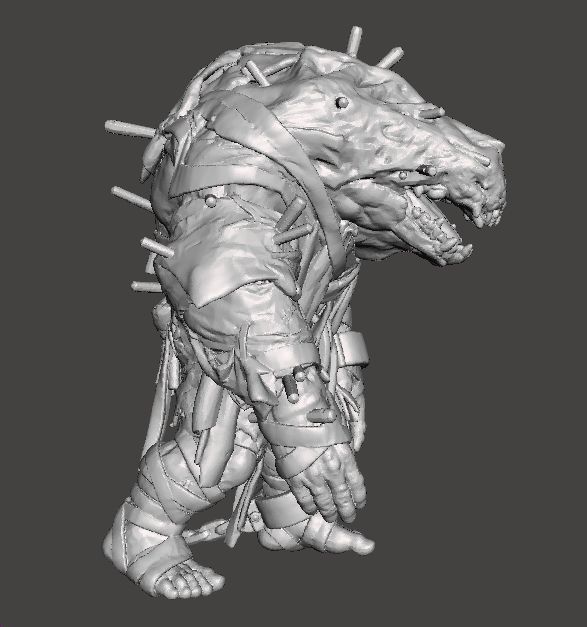 RE4 MARTINICO MINIATURE MODEL HORROR OR FANTASY GAMES RPG DND 3D print model_4