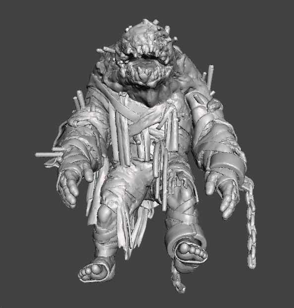 RE4 MARTINICO MINIATURE MODEL HORROR OR FANTASY GAMES RPG DND 3D print model_7