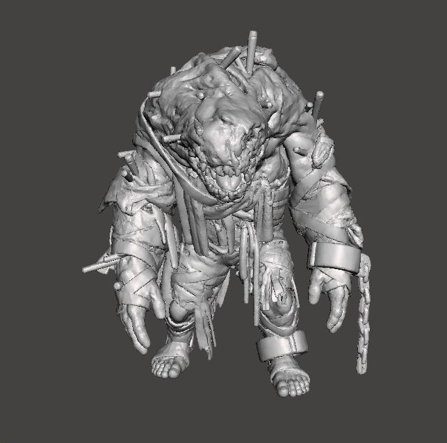 RE4 MARTINICO MINIATURE MODEL HORROR OR FANTASY GAMES RPG DND 3D print model_1