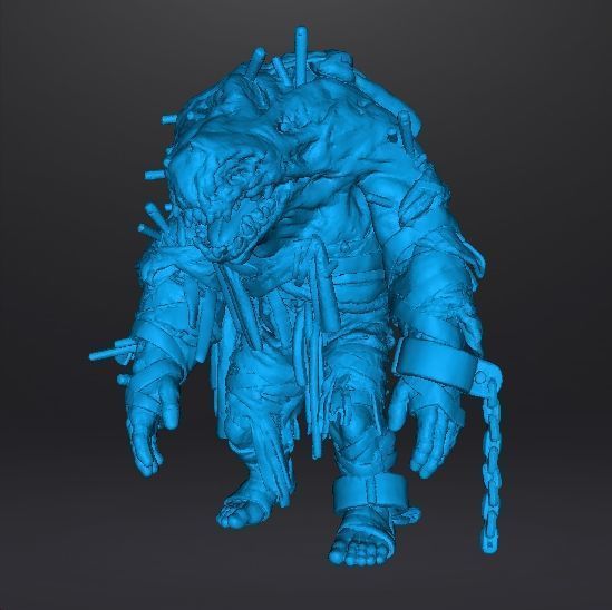 RE4 MARTINICO MINIATURE MODEL HORROR OR FANTASY GAMES RPG DND 3D print model_9