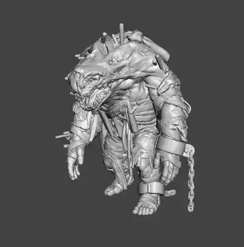 RE4 MARTINICO MINIATURE MODEL HORROR OR FANTASY GAMES RPG DND 3D print model