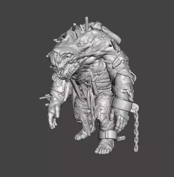 RE4 MARTINICO MINIATURE MODEL HORROR OR FANTASY GAMES RPG DND 3D print model_0