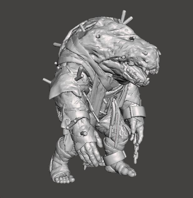 RE4 MARTINICO MINIATURE MODEL HORROR OR FANTASY GAMES RPG DND 3D print model_2