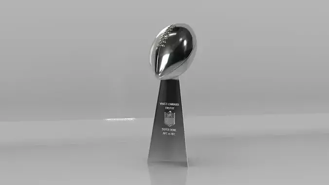 NFL Superbowl Trophy Vince Lombardi Low-poly 3D model