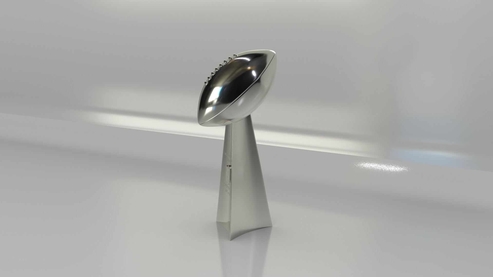 NFL Superbowl Trophy Vince Lombardi Low-poly 3D model_5