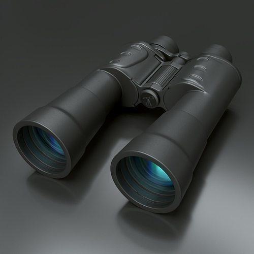 Binoculars Low-poly 3D model
