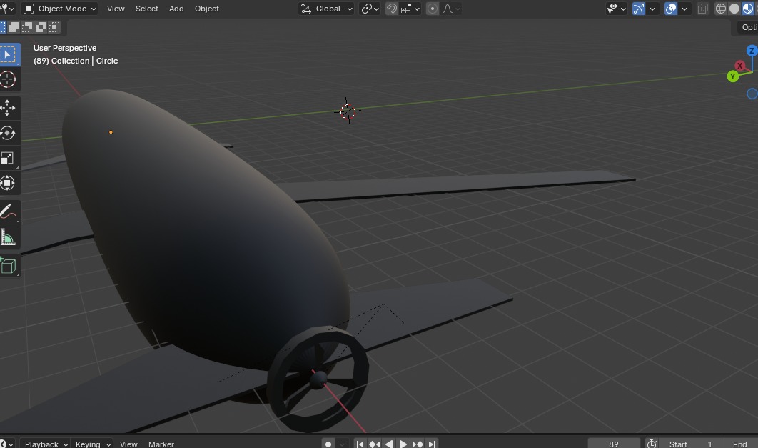 submarine  Low-poly 3D model_2