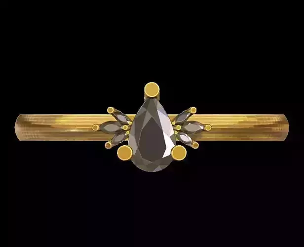 Pear Marquise Engagement Ring