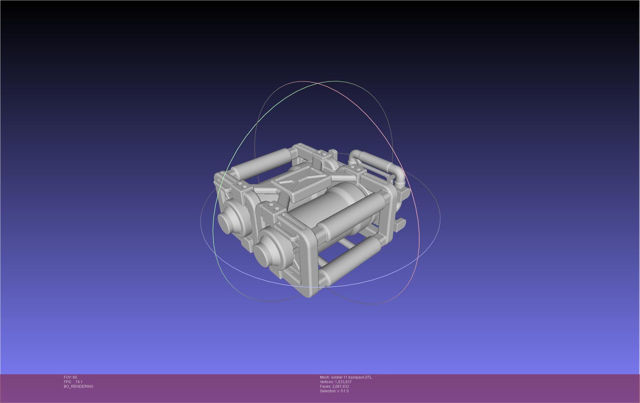 Zenless Zone Zero Soldier 11 Backpack 3D print model_3