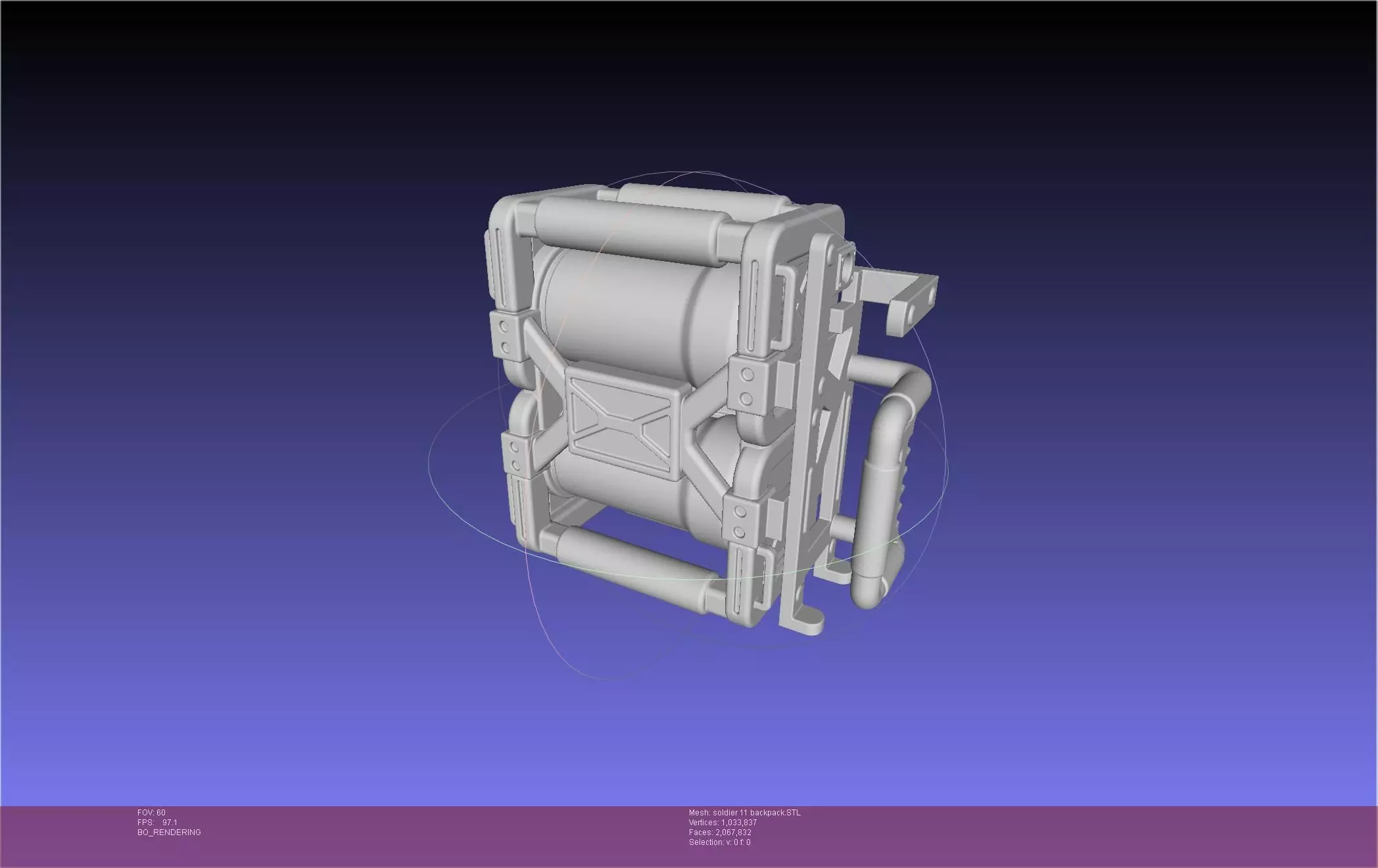 Zenless Zone Zero Soldier 11 Backpack 3D print model_0