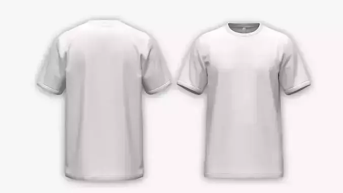 Creative 3D Tees Print Patterns 3D model