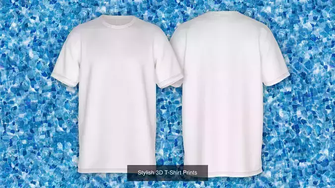 Top 10 T-Shirt OBJ 3D model 3D Model Collection