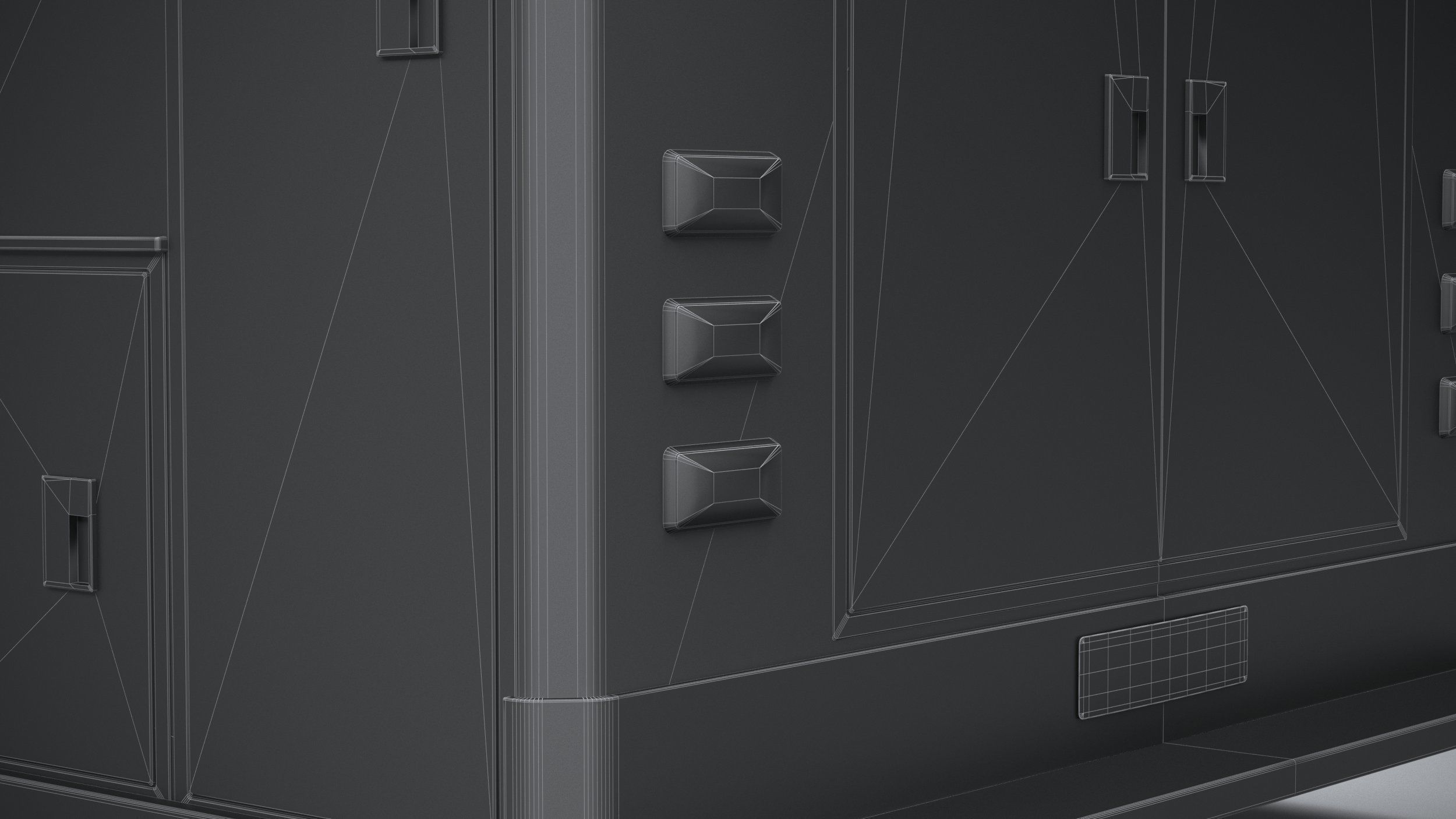 E-450 Ambulance 2011 LowPoly 3D model_31