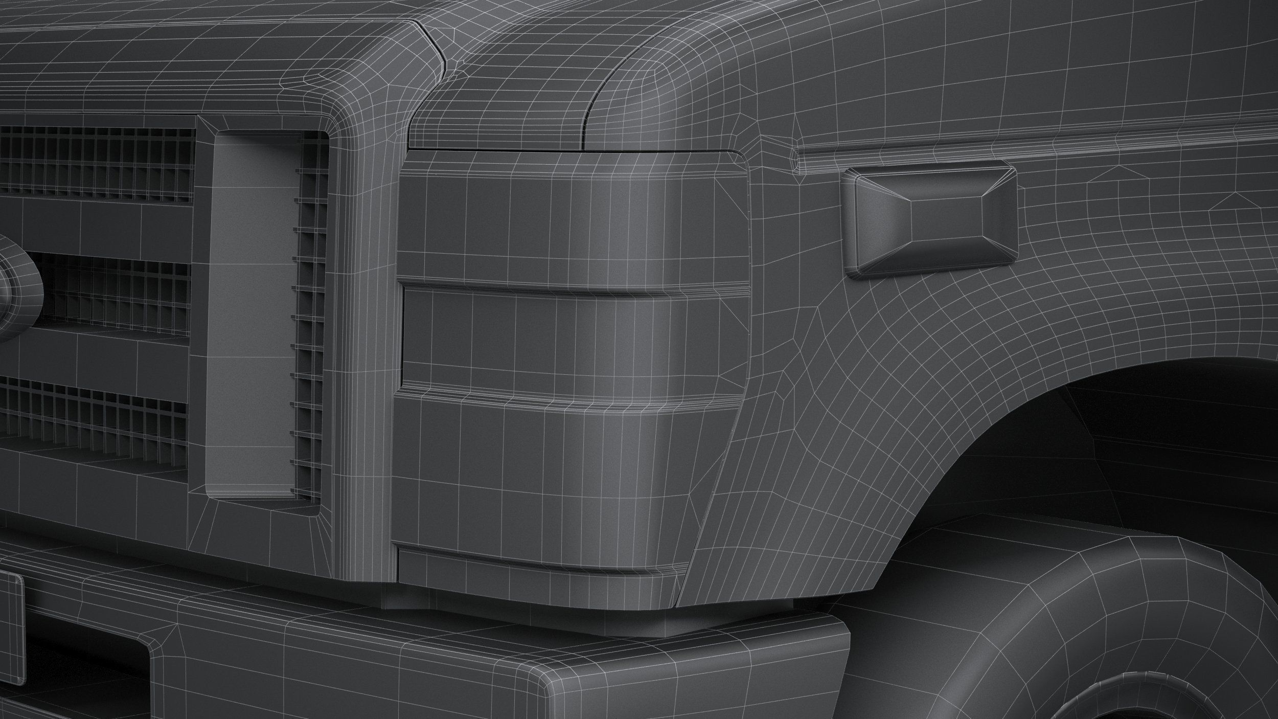 E-450 Ambulance 2011 LowPoly 3D model_30