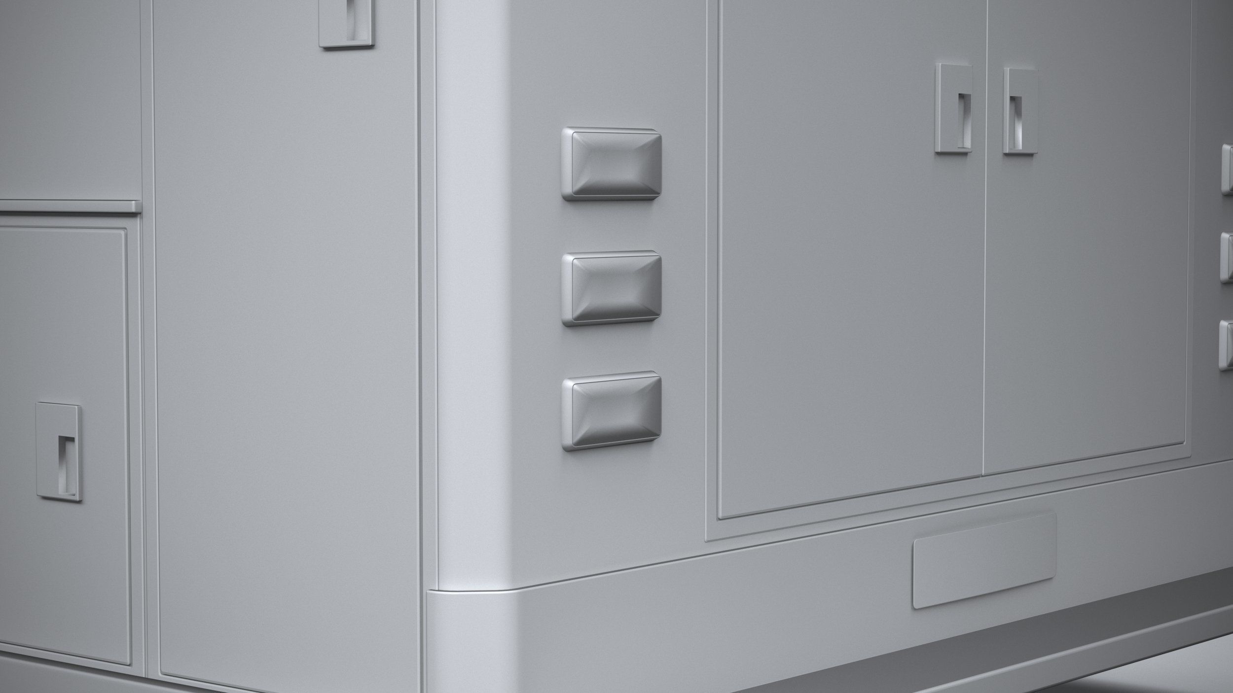 E-450 Ambulance 2011 LowPoly 3D model_24