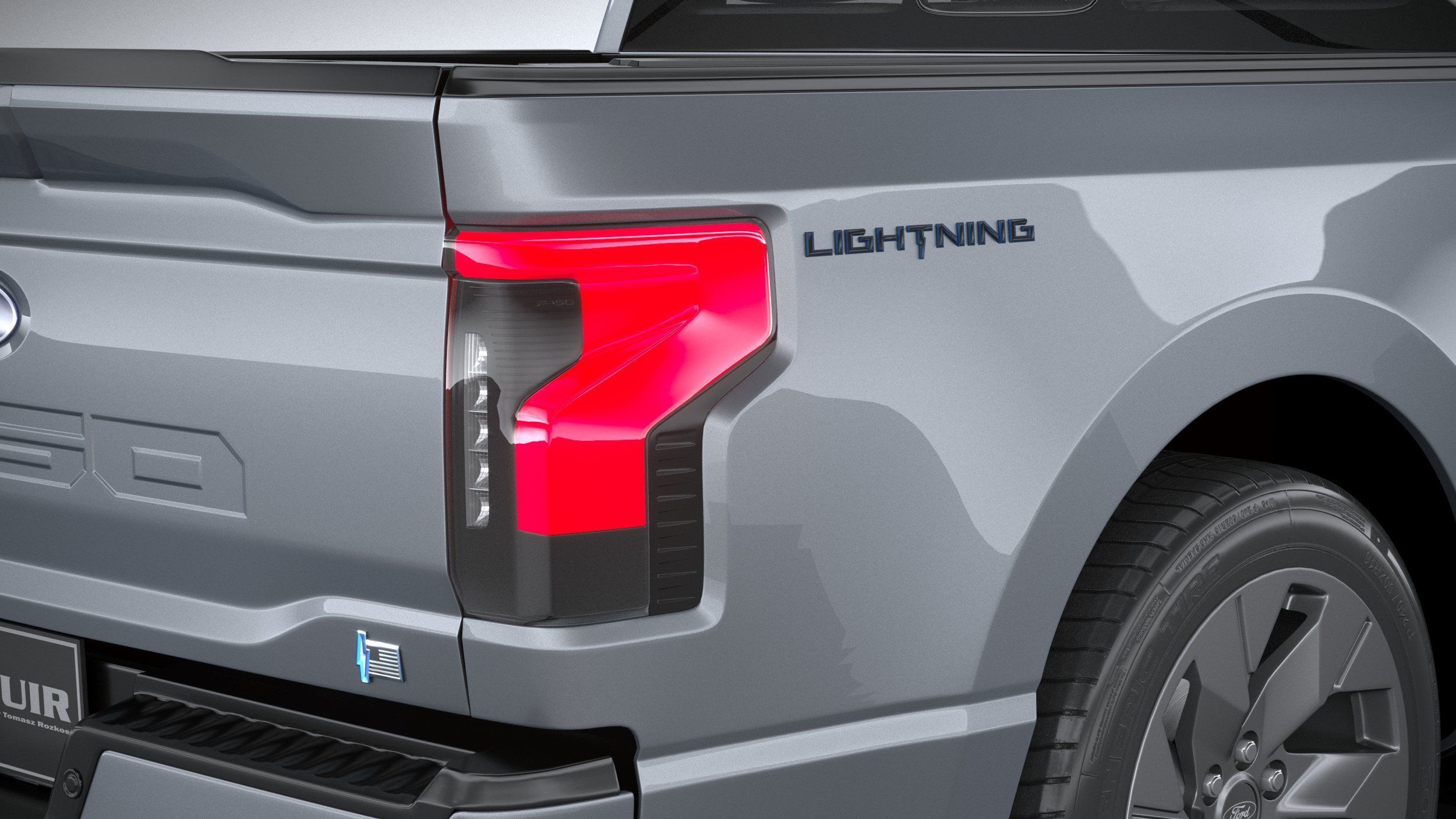 F-150 Lightning Flash 2024 3D model_18