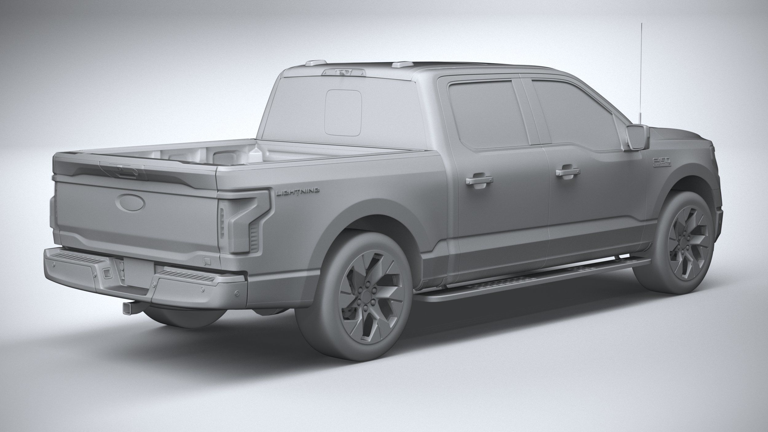 F-150 Lightning Flash 2024 3D model_25