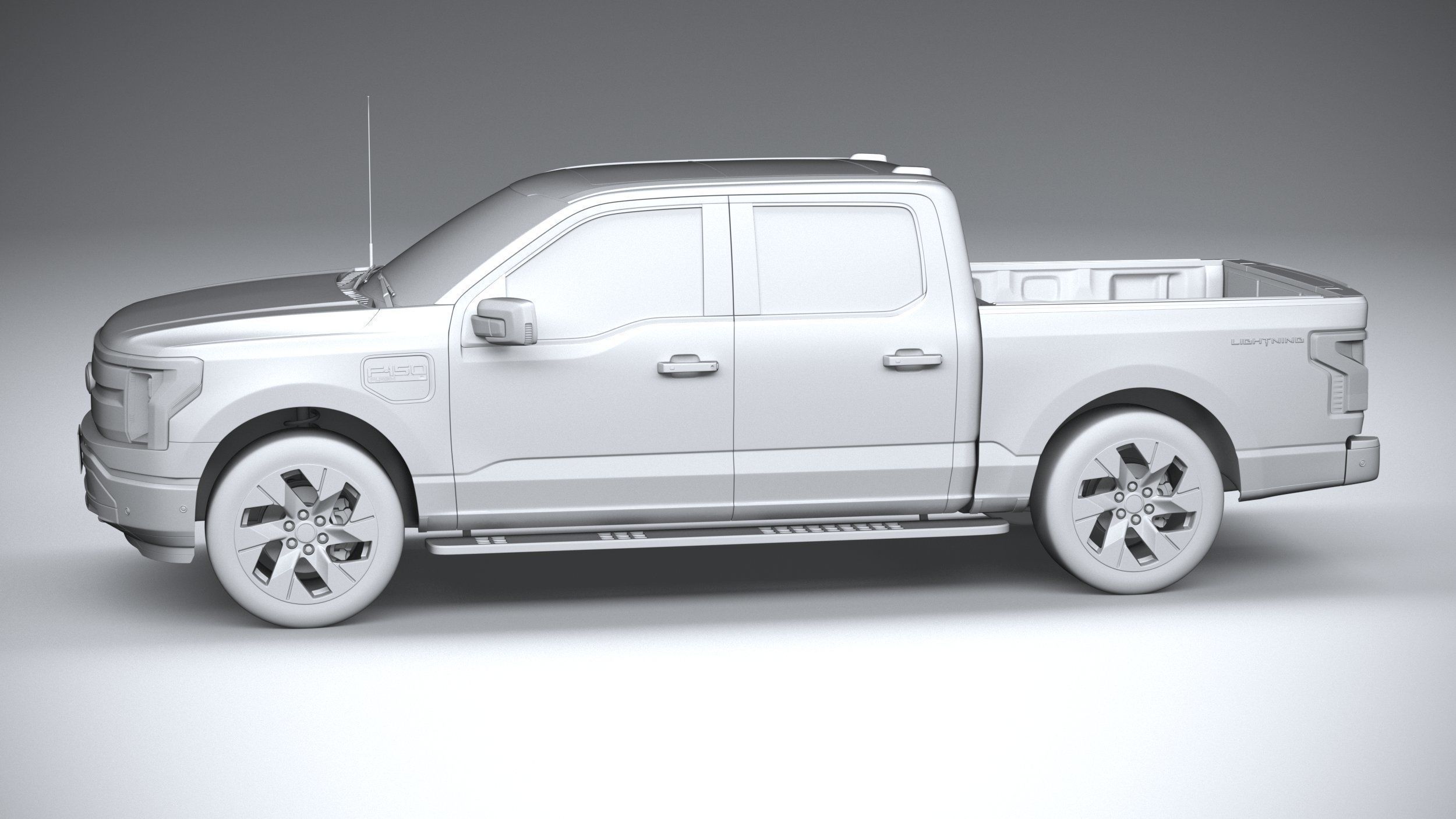 F-150 Lightning Flash 2024 3D model_22