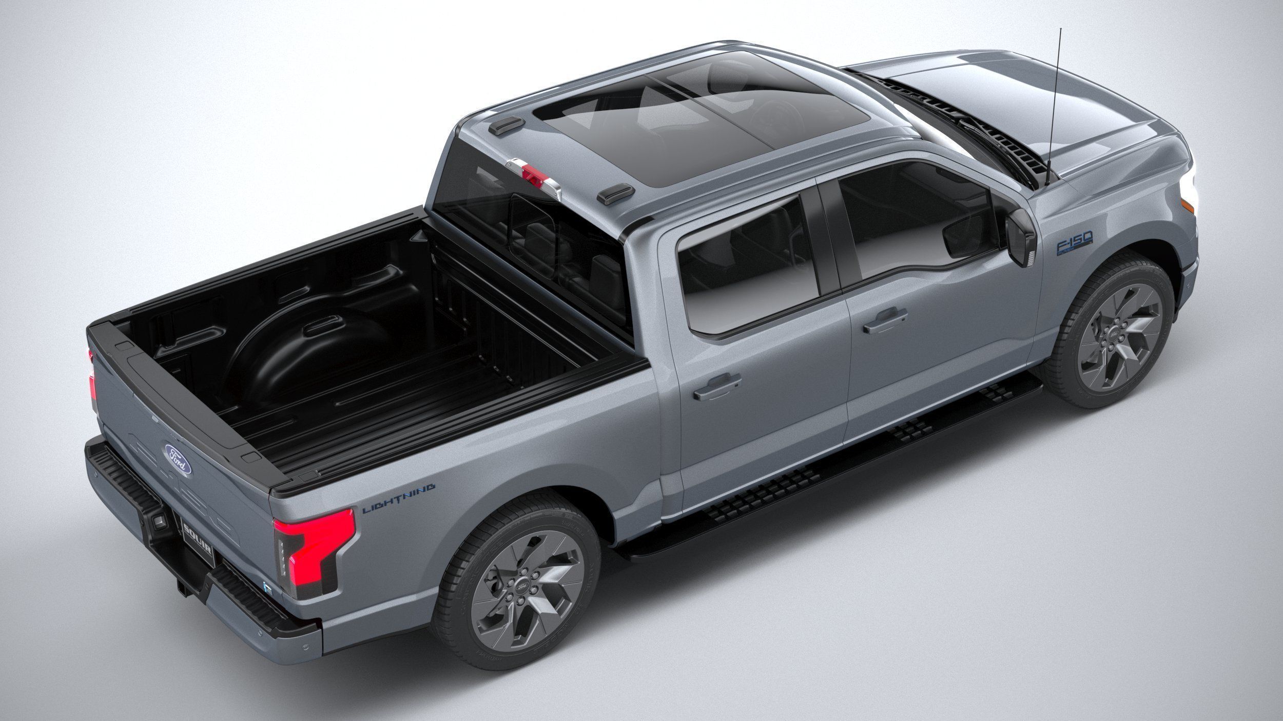 F-150 Lightning Flash 2024 3D model_10