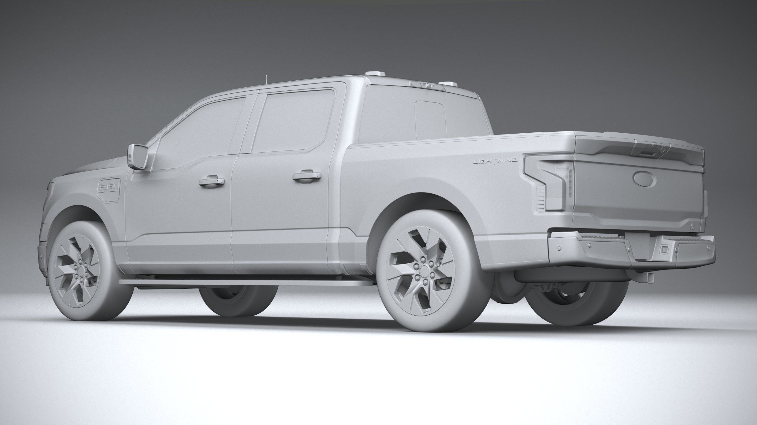 F-150 Lightning Flash 2024 3D model_21