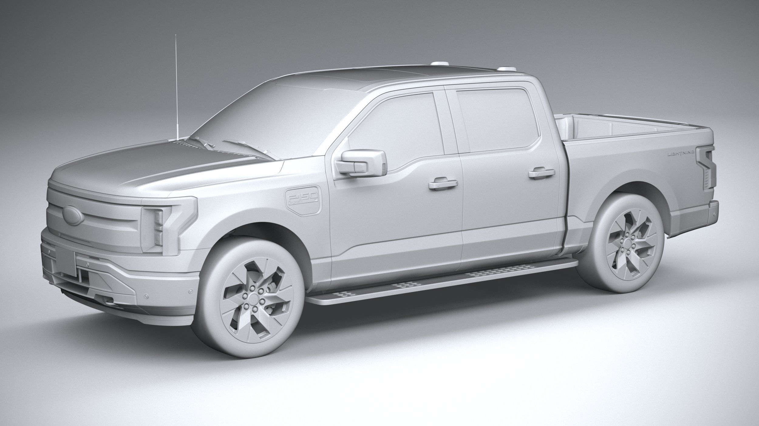 F-150 Lightning Flash 2024 3D model_19