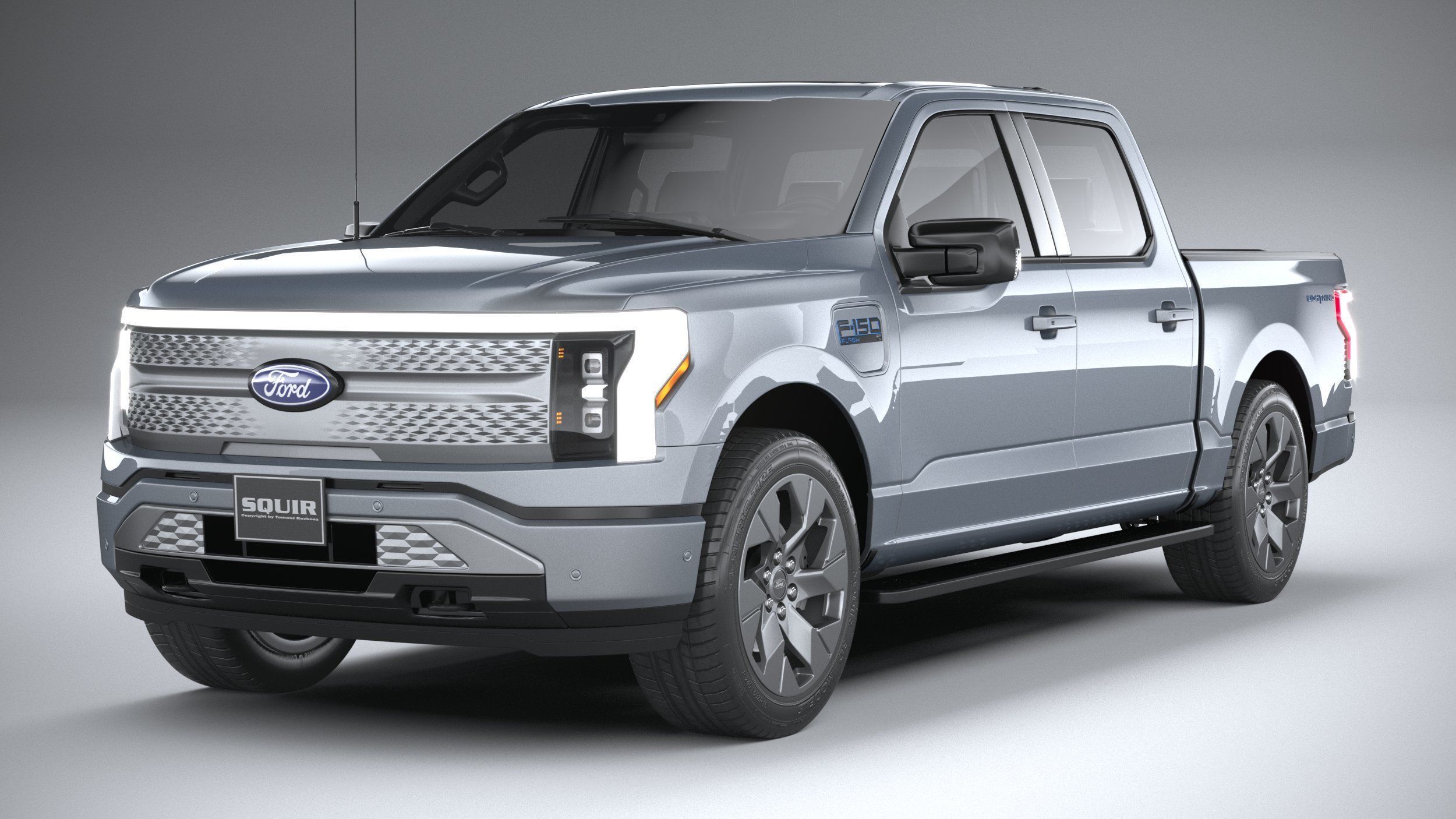 F-150 Lightning Flash 2024 3D model_2