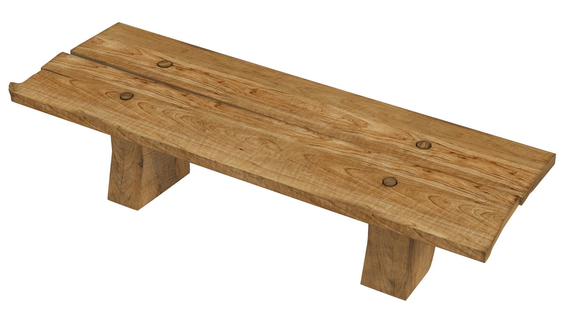 Sculptural Dining Table V8 and T-Chairs 3D model_1