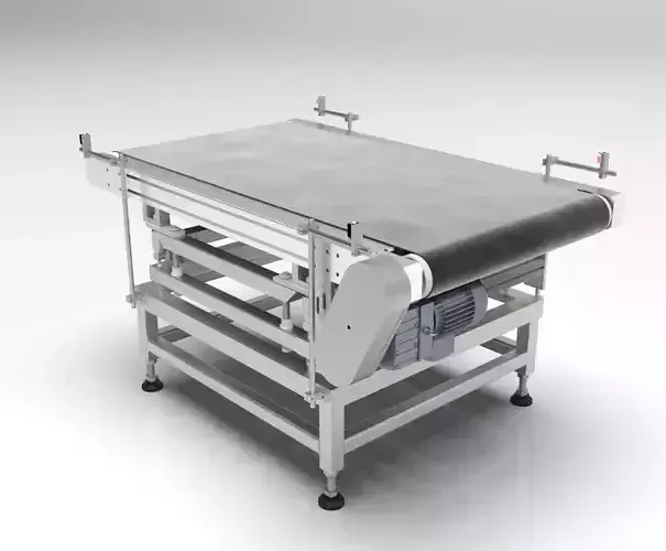 3D design model of a check weigh conveyor