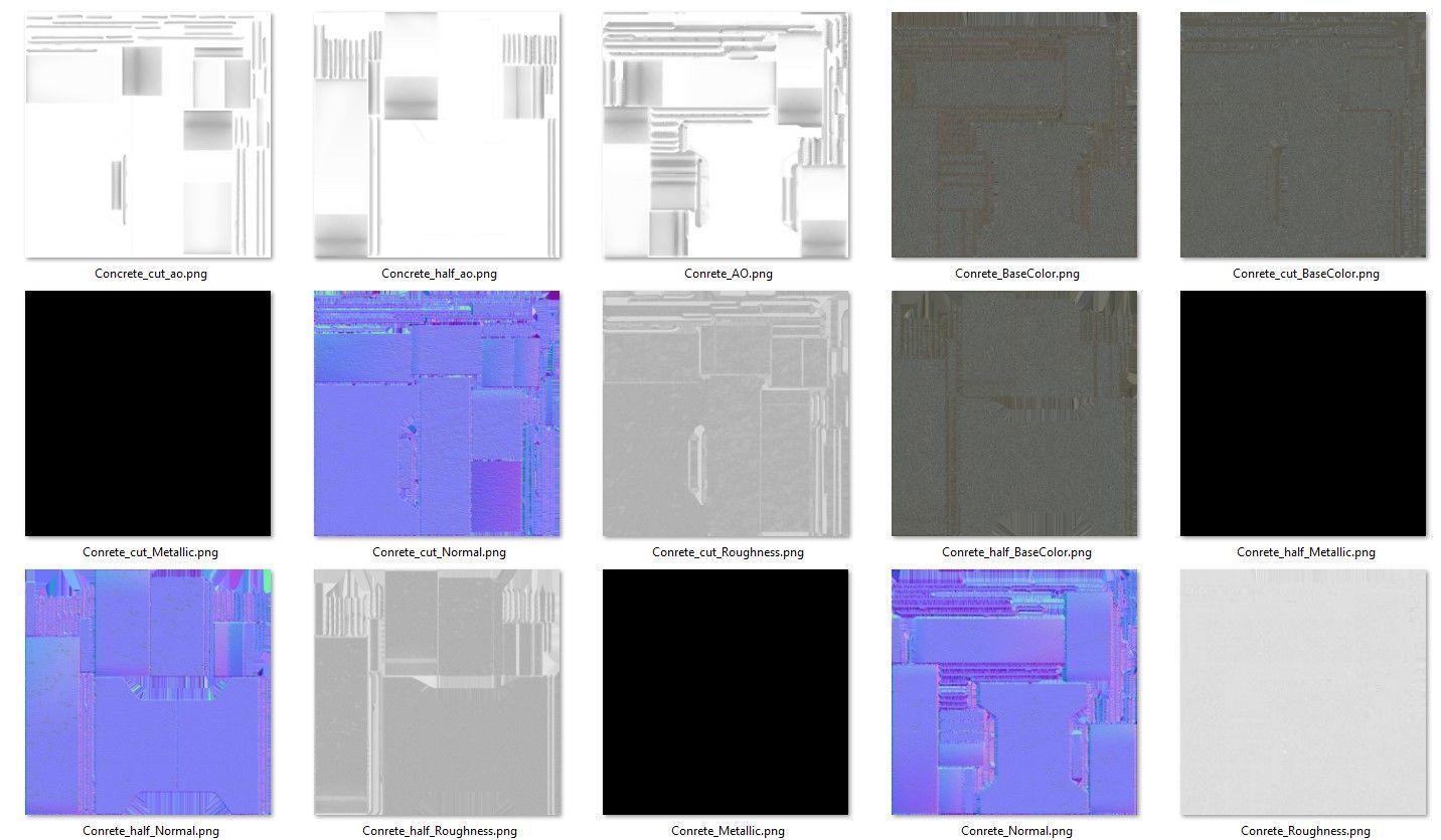 Self-locking I-shaped paving block Low-poly 3D model_6