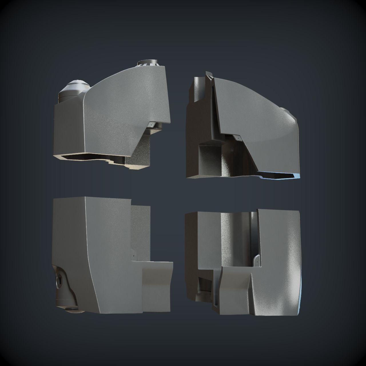 BOBA FETT ROTJ ARMOR 3D print model_26