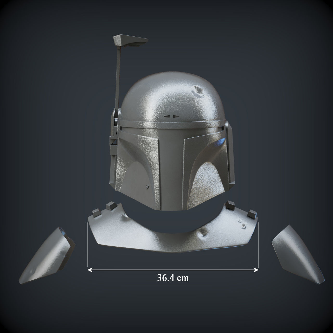 BOBA FETT ROTJ ARMOR 3D print model_18