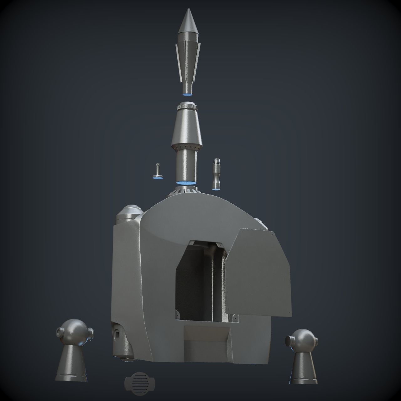 BOBA FETT ROTJ ARMOR 3D print model_25