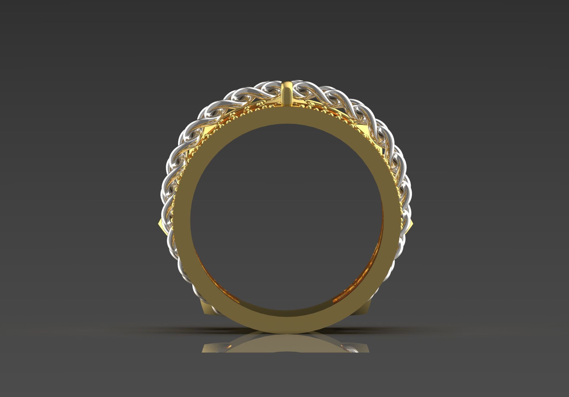 woman luxury jewelry ring jr00011 3D print model_3