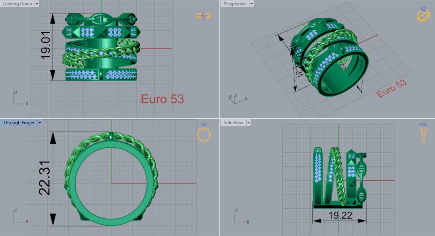 woman luxury jewelry ring jr00011 3D print model_6