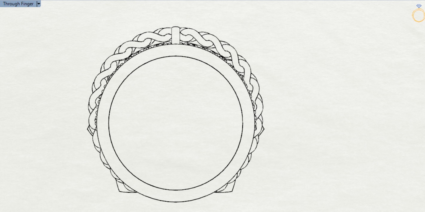 woman luxury jewelry ring jr00011 3D print model_12