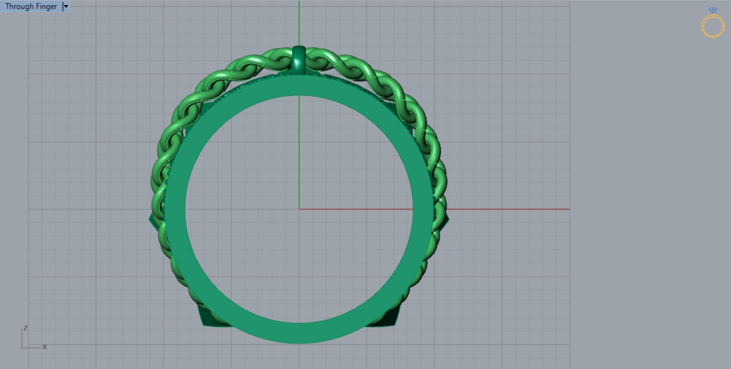 woman luxury jewelry ring jr00011 3D print model_11