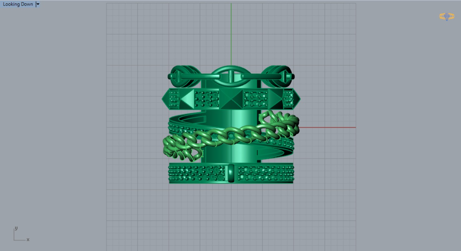 woman luxury jewelry ring jr00011 3D print model_16