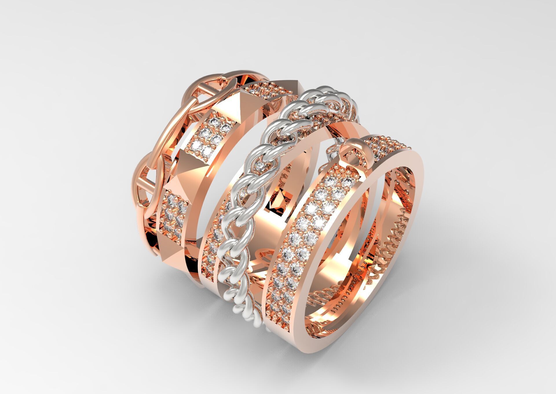 woman luxury jewelry ring jr00011 3D print model_18