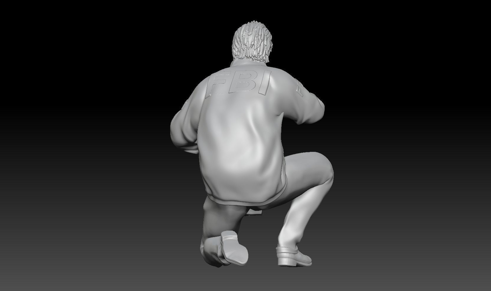 fbi agent boy 3 3D print model_2