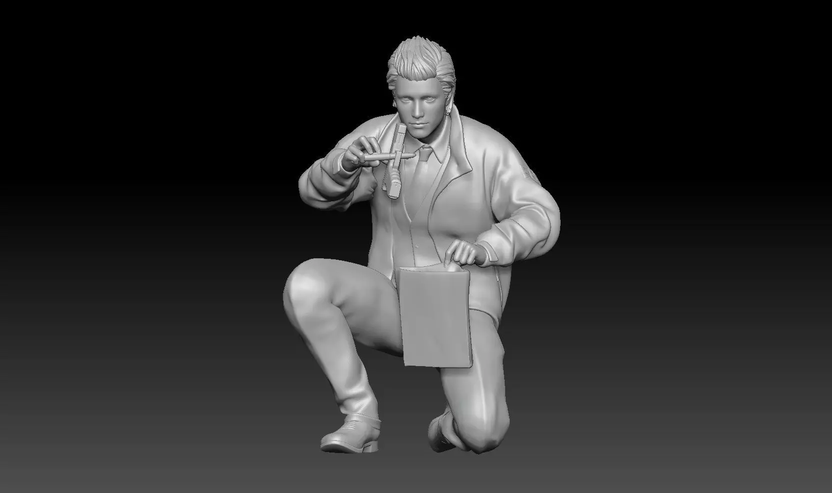 fbi agent boy 3 3D print model_0