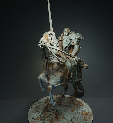 Skeleton Knight Free 3D print model