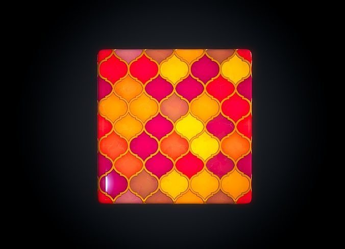 window 3 pattern - VOL 02 - Maps - SBSAR Texture 4